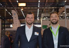 Erwin de Kok en Slaven Slaven Ivanović van BASF Vegetable Seeds bezochten samen HortiContact.